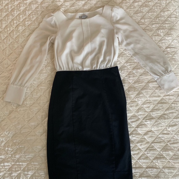 H&M black and white pencil dress - Picture 3 of 4